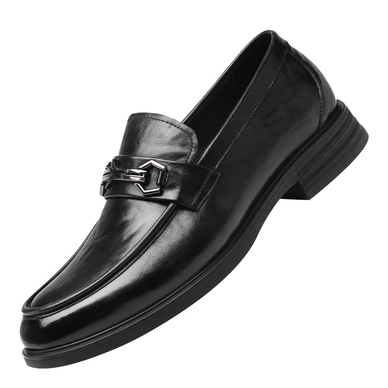 红蜻蜓官方正品头层牛皮男乐福鞋商务休闲一脚蹬套脚皮鞋通勤软底,淘宝优惠券,粉丝福利购,淘宝优惠卷