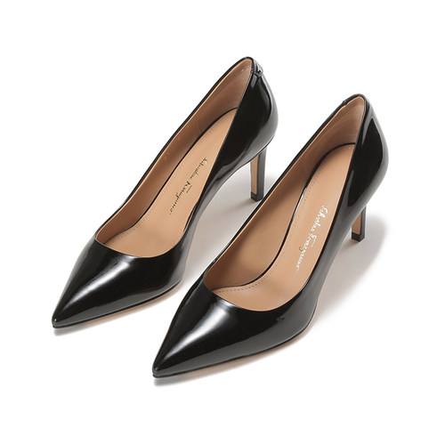 【自营】（清货）Ferragamo菲拉格慕女士ILARY系列漆皮尖头高跟鞋 - 图3