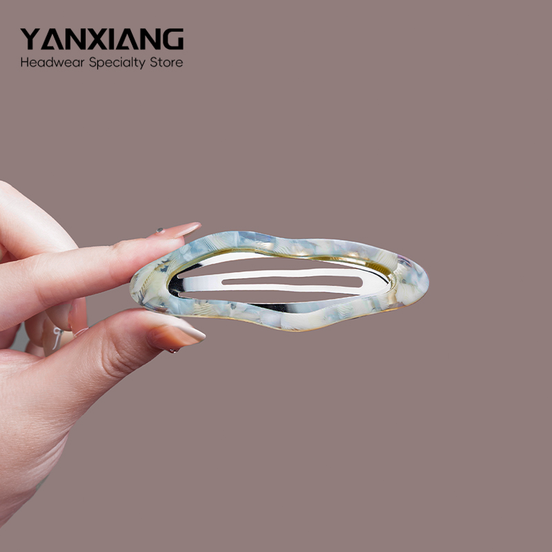 妍象韩系云朵碎发夹边夹侧边后脑勺大发卡子2025新款高端醋酸bb夹 - 图2