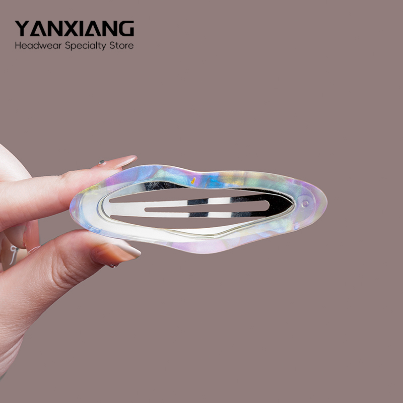 妍象韩系云朵碎发夹边夹侧边后脑勺大发卡子2025新款高端醋酸bb夹 - 图1