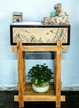 祥龙招财流水摆件新中式家居喷泉风水鱼缸客厅镇宅桌面加湿器摆设