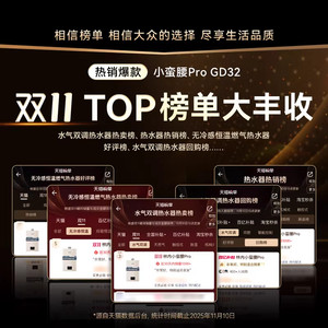 [小蛮腰Pro恒温节能]林内燃气热水器13升16升GD32家用天然气洗澡