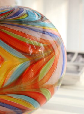 意器 琉璃星球现代家居客厅样板间装饰品电视柜橱窗