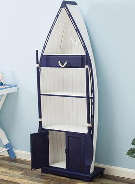 地中海洋家装整体一米四大船柜红酒柜储物柜收纳柜儿童房安能包邮