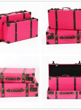 采购产品覆古的背包行李箱装饰品，道具盒子装饰品，创意的家庭装