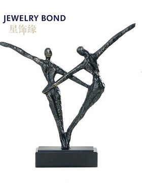 星饰缘迎宾人物雕塑落地灯人形家居展厅样品屋展示中心酒店软装大