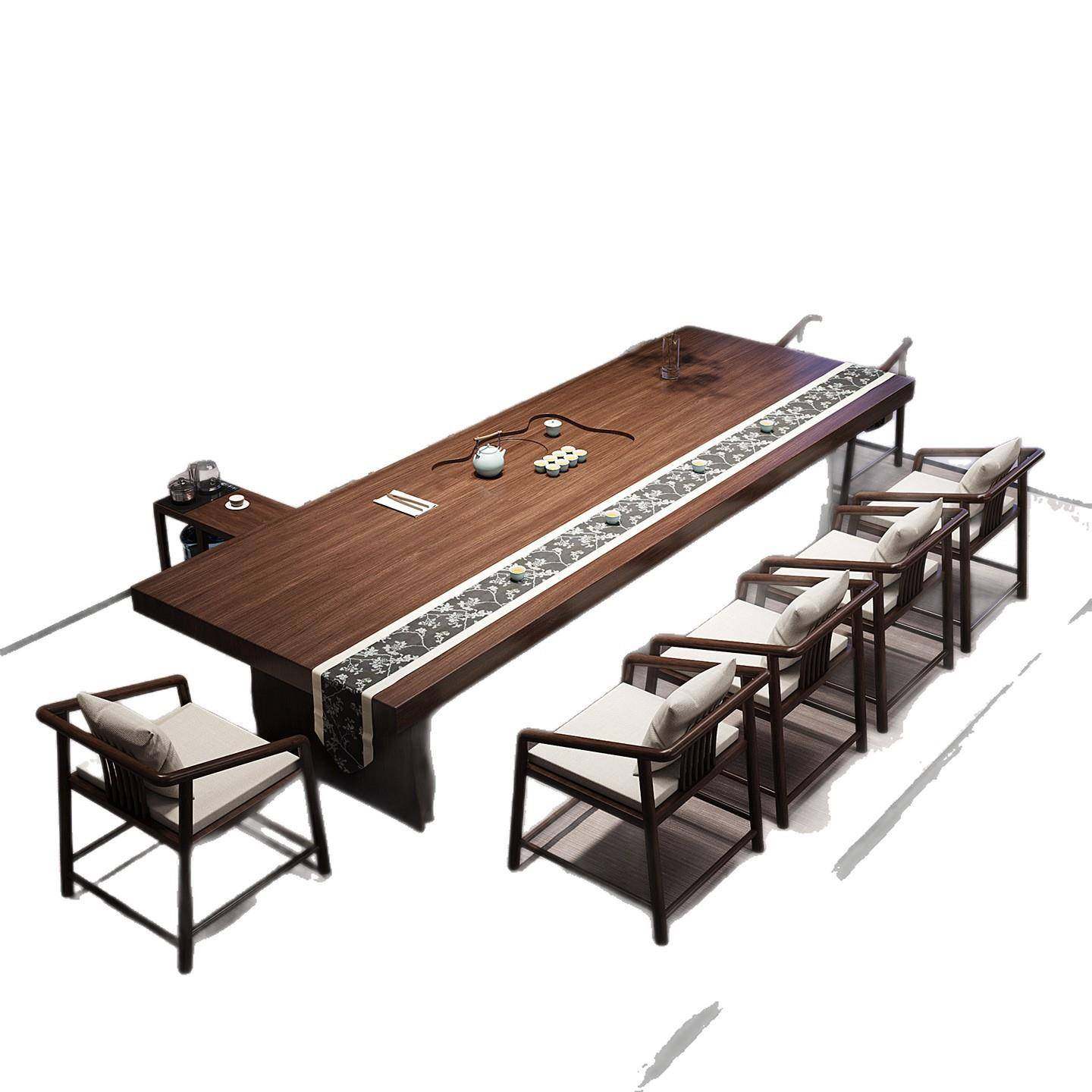 实木茶台茶桌中式大板茶桌泡茶桌椅组合家用办公室禅意茶室,淘宝优惠券,粉丝福利购,淘宝优惠卷