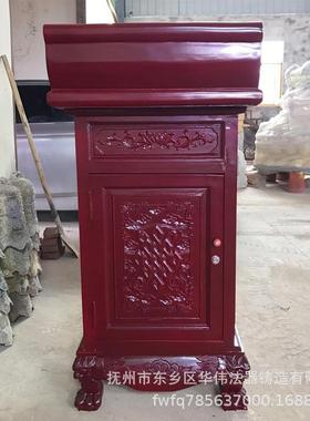 厂家直销寺院佛堂供桌元宝桌香樟精雕供桌品质保证加工定制