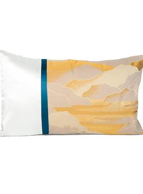 意式轻奢新中式ins样板房展厅衣帽间衣柜沙发装饰抱枕靠腰枕摆件