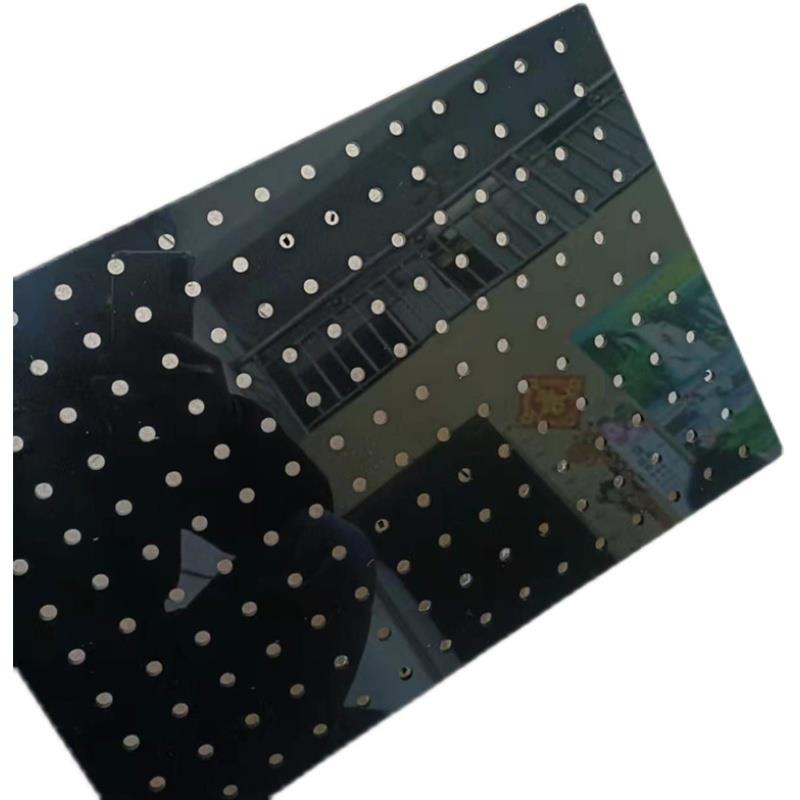 白色PP板打孔板PVC塑料板材硬蓝色冲孔板黑色镂空尼龙带孔板加工 - 图1