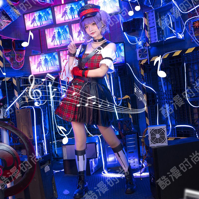小乔cos服音你心动游戏连衣裙打歌服王者荣耀cosplay全套服装女 - 图3