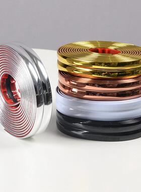 不干胶美丽的接缝条背景墙金属装饰条黄金边条边条内角墙布关闭条