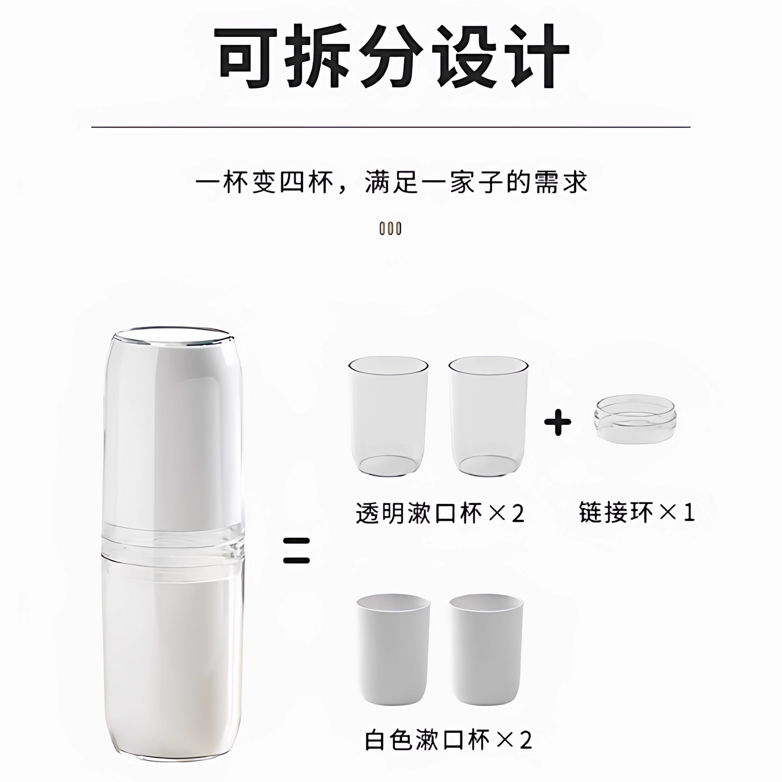 创意旅行旅游洗漱杯便携式牙刷牙具牙缸漱口杯收纳盒刷牙杯子方便,淘宝优惠券,粉丝福利购,淘宝优惠卷