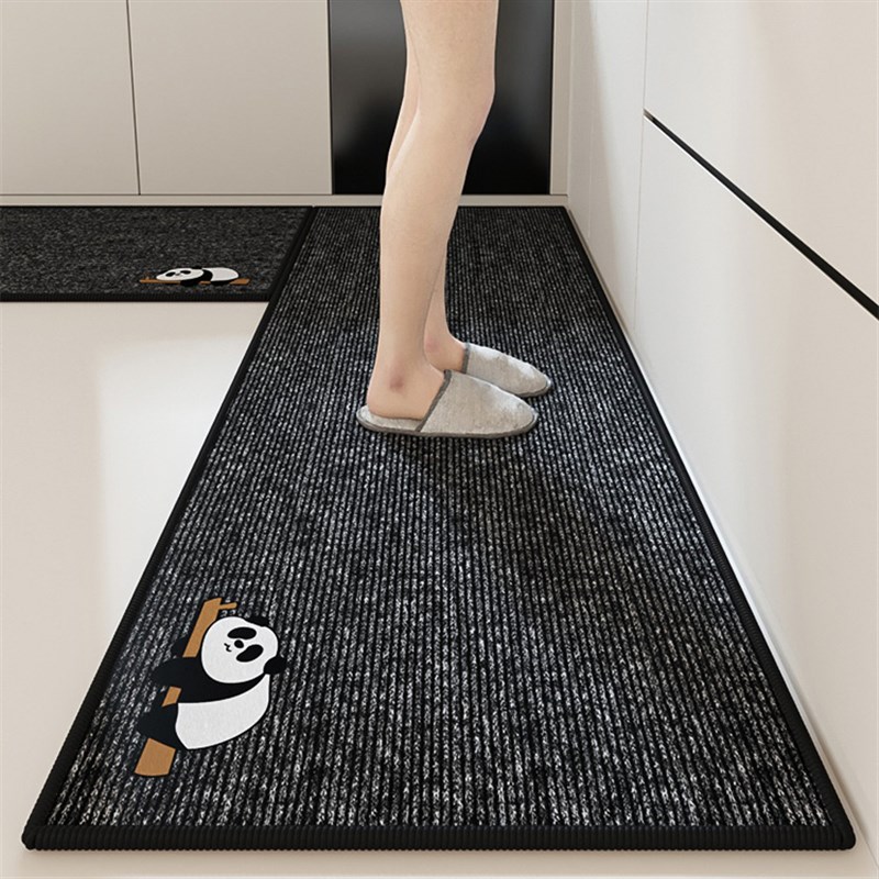 厨房防滑防油地垫防水垫子吸水可擦免洗长条专用脚垫门口防潮进门 - 图3
