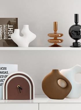 侘寂风抽象艺术高级感软装摆件现代客厅电视柜酒柜小众家居装饰品