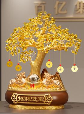 貔貅聚黄发财财树摆件财客TT5831厅装饰店铺前台生意兴隆开业礼招