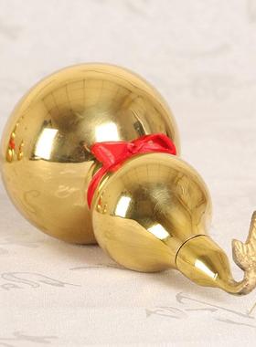 铜葫芦摆件招财客厅小号全铜八卦铜葫芦挂件开口空心风水摆设