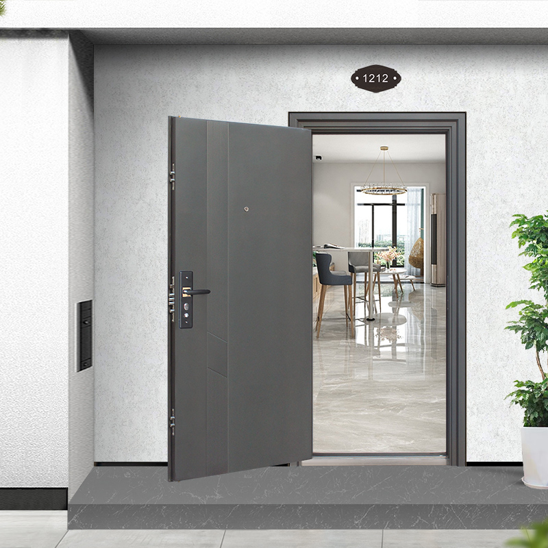 入户门防盗门进户门家用室内出租房间钢质大门子母门外工程单开门 - 图1