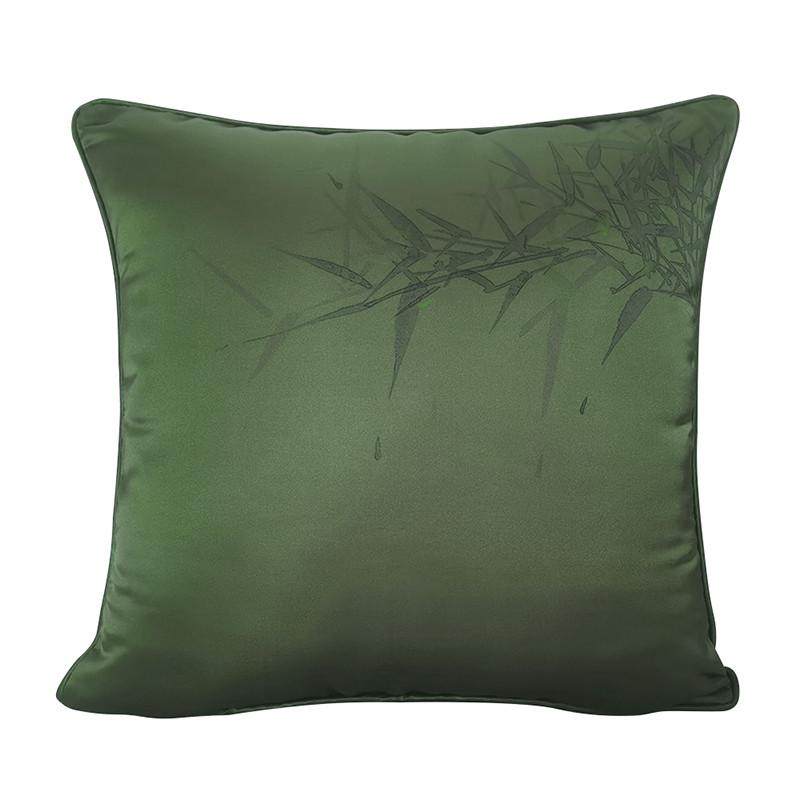 A10L新中式古典竹子茶室抱枕套靠垫套办公M室沙发靠枕腰靠单面印,淘宝优惠券,粉丝福利购,淘宝优惠卷