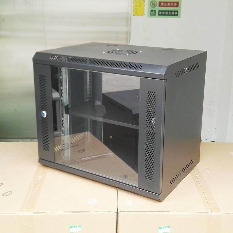 9u monitoring communication cabinet switching switch standard network cabinet thickened wall-mounted standard network inch 45 chassis