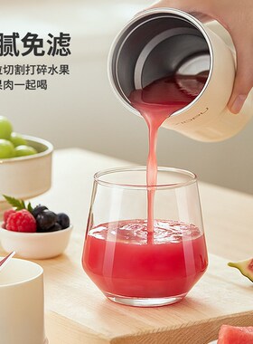 亿德浦榨汁小型式碎冰保冷榨汁杯锁鲜果汁杯