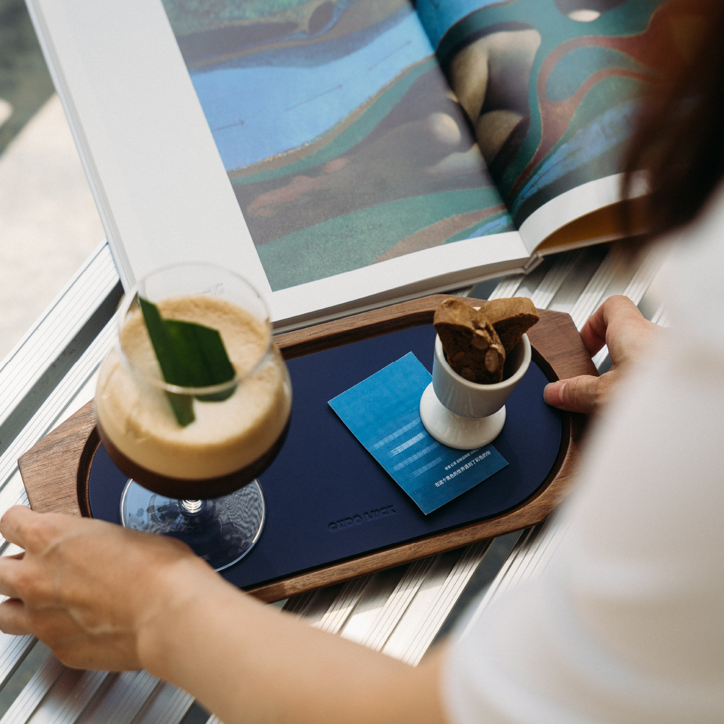 【新年礼赠】中古包豪斯实木托盘防水咖啡托盘樱桃木黑胡桃收纳盘,淘宝优惠券,粉丝福利购,淘宝优惠卷