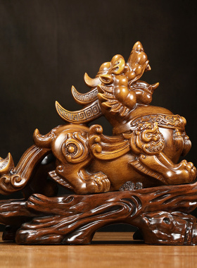 招财貔貅摆件新店业送礼实用客厅店铺前台办公室桌面装饰品