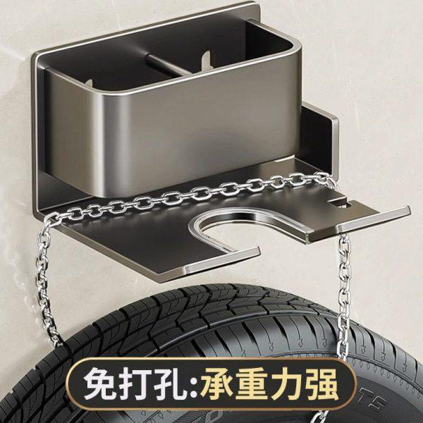 吹风机置物架免打孔卫生间壁挂式电吹风支架浴室风筒收纳架304钢,淘宝优惠券,粉丝福利购,淘宝优惠卷