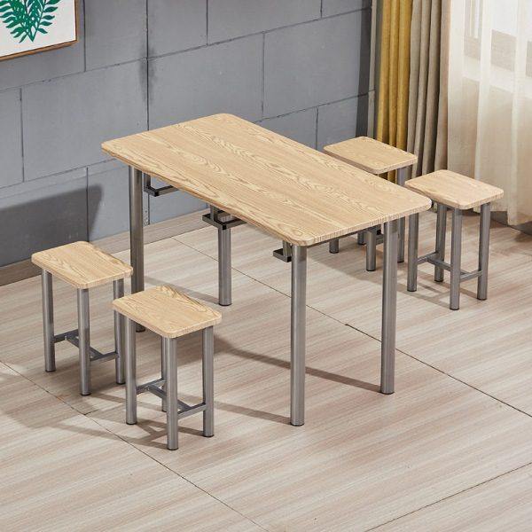 员工食堂餐桌椅组合挂凳快餐厅店商工厂4人6人8人学校组合款面馆,淘宝优惠券,粉丝福利购,淘宝优惠卷