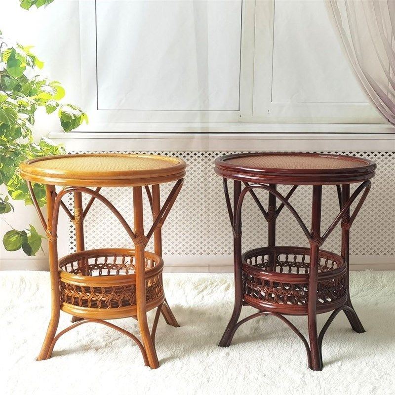 藤茶桌圆茶几方茶几小桌子藤边几角几天然藤桌藤椅藤编桌,淘宝优惠券,粉丝福利购,淘宝优惠卷