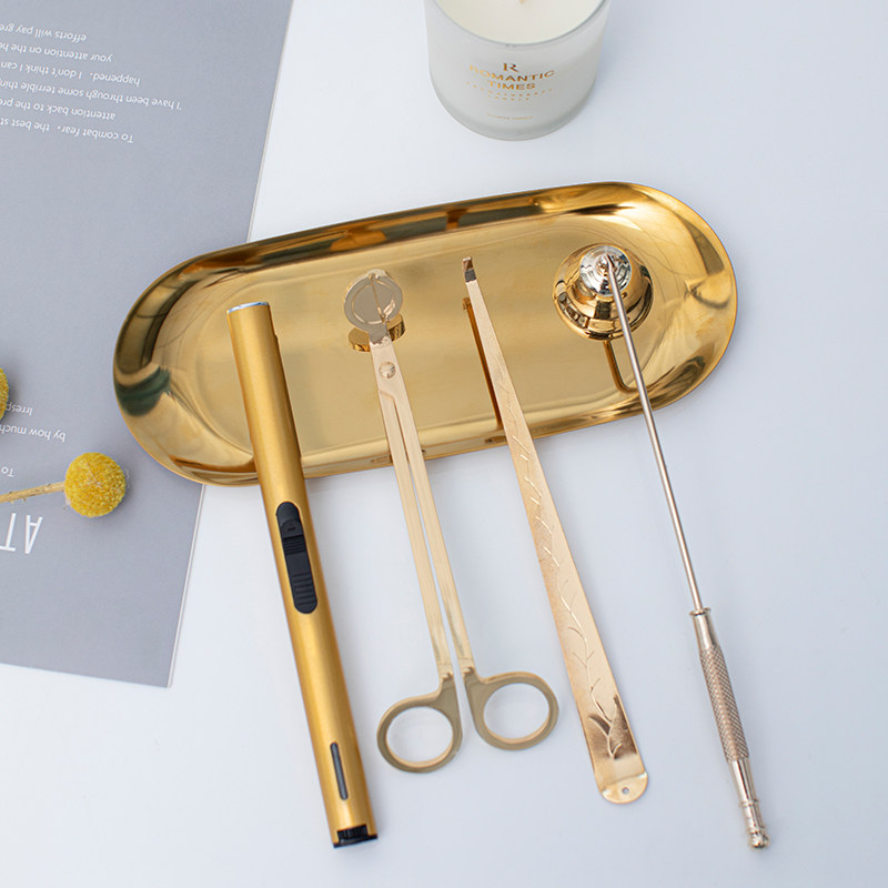 香薰蜡烛工具装点火器灭烛器钩罩剪勾打火机三件托盘点燃,淘宝优惠券,粉丝福利购,淘宝优惠卷