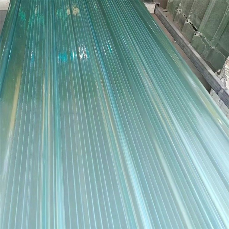 frp采光阳光透光板雨棚玻璃钢遮阳板大棚天井车棚玻璃纤维树脂瓦 - 图0