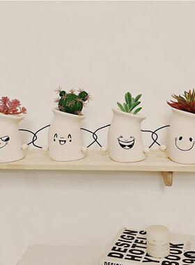 ins彷真多肉客厅桌面装饰洞洞板小摆件电视柜盆栽创意家居饰品