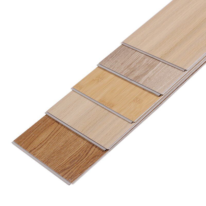 pc石塑地板家用翻新改造木地板瓷砖直接铺防水5mm微晶石锁扣地板 - 图1