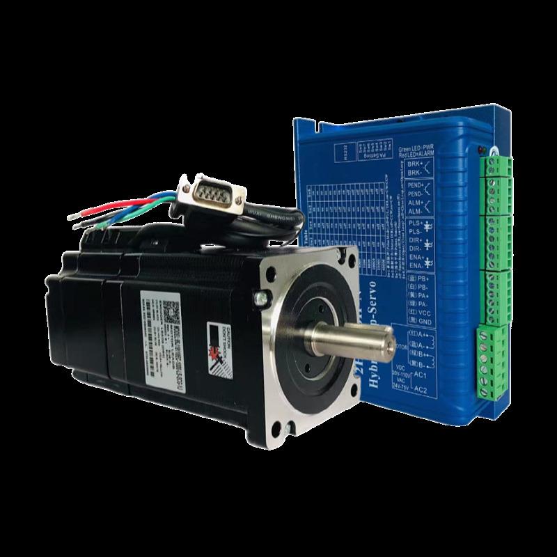 2HSS86H-N+86J18156EC-1000-SC刹车闭环两相步进电机驱动器 - 图3