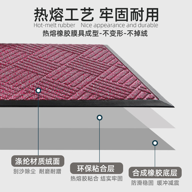 布一堂家用地垫入户门垫户外耐脏除尘防滑脚垫大门口室内蹭土地毯,淘宝优惠券,粉丝福利购,淘宝优惠卷
