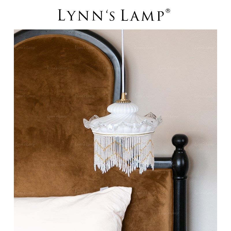 Lynns立意 中古美式宫廷小吊灯 餐厅玄关法式流苏衣帽间玻璃床头,淘宝优惠券,粉丝福利购,淘宝优惠卷