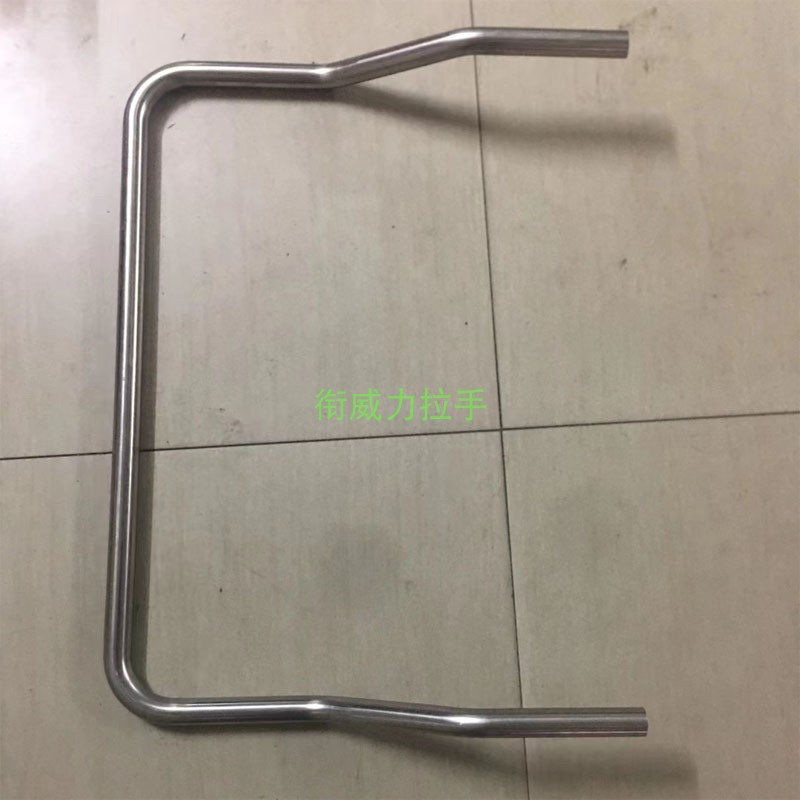 304不锈钢弯头加工抽芯弯管u型圆弧弯管加工拉手扶手定制孔距 - 图1