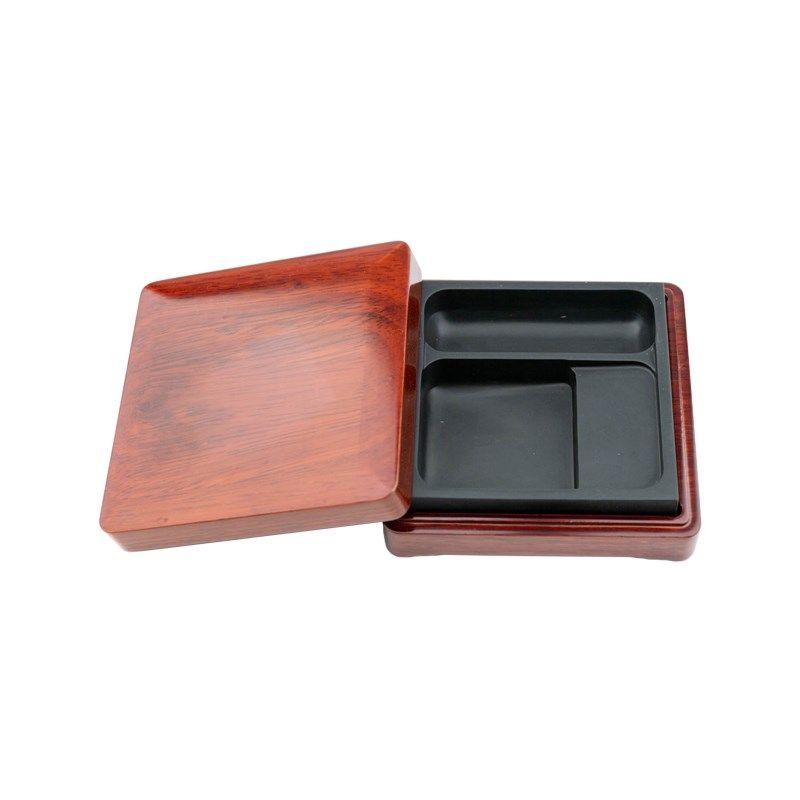 启明文房正方形水墨砚台书法天然带盖保湿防干歙砚磨墨,淘宝优惠券,粉丝福利购,淘宝优惠卷