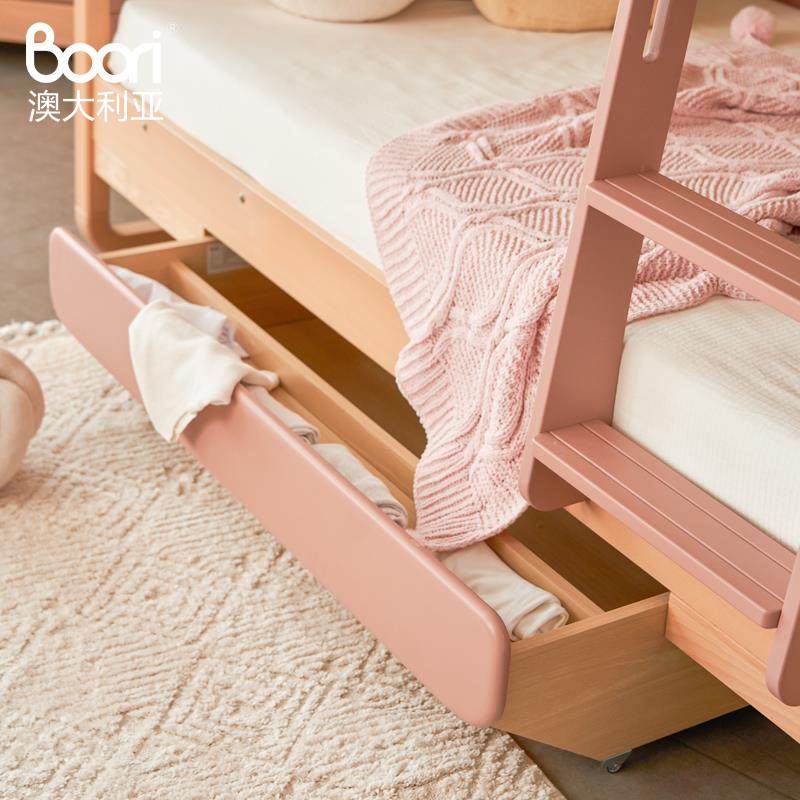 Boori贝仑全实木高低床上下铺儿童床小户型上下床双层床子母床,淘宝优惠券,粉丝福利购,淘宝优惠卷