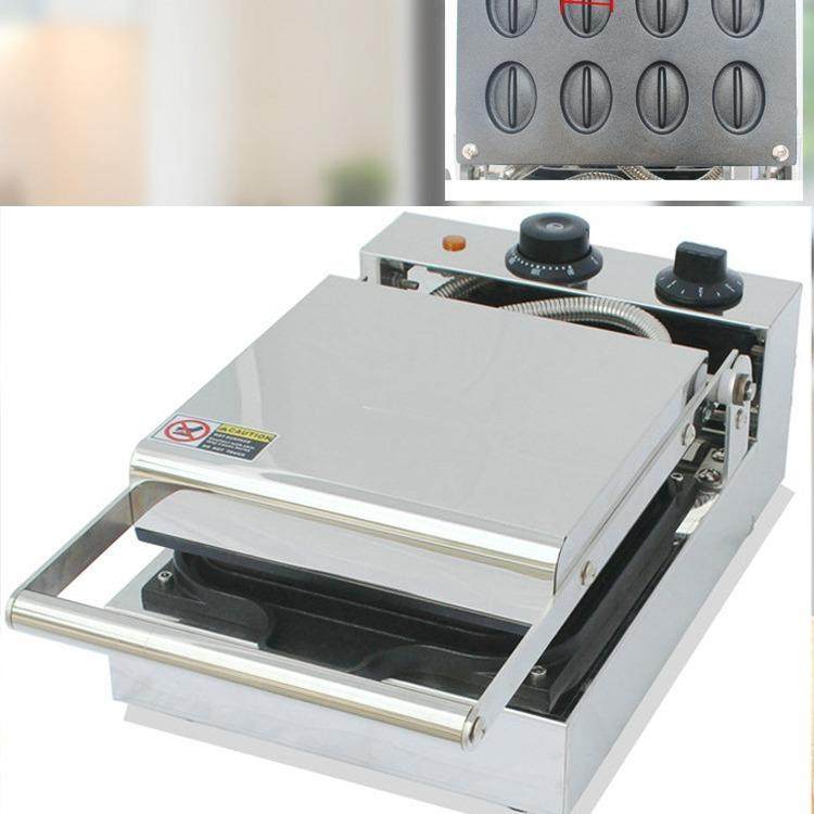 商用电热咖啡豆机甜点烧烤机咖啡豆形状特色鸡蛋仔华夫饼机器,淘宝优惠券,粉丝福利购,淘宝优惠卷