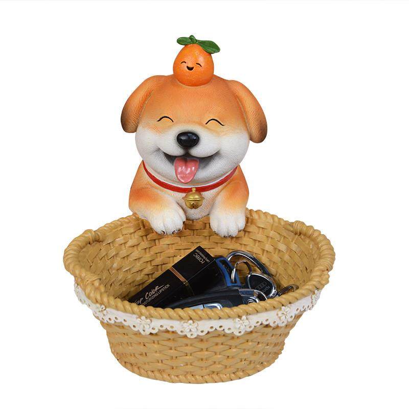 进门口玄关放钥匙收纳摆件入户鞋柜置物搬家乔迁新居客厅狗装饰品,淘宝优惠券,粉丝福利购,淘宝优惠卷