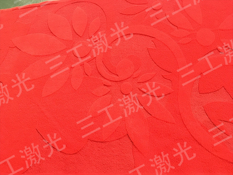 Carpet cutting | carving | printing is simple, fast, and effective, Yiwu wear-resistant carpet laser engraving machine