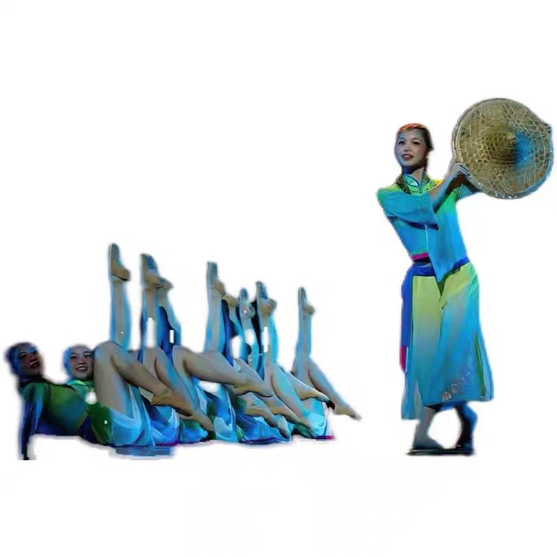 唯舞独尊渔梦渔阳演出服斗笠道具中国风古典舞云川之舞儿童舞蹈服,淘宝优惠券,粉丝福利购,淘宝优惠卷