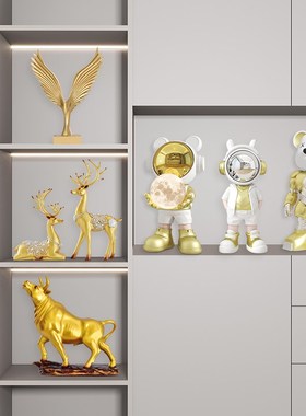 益方家居酒柜装饰品桌面摆件客厅入户电视柜玄关餐桌书柜乔迁礼品