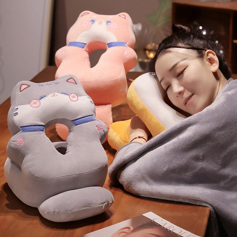 办公室午睡枕桌上趴枕小学生午休神器男生款趴睡枕抱枕女生睡觉夏 - 图0