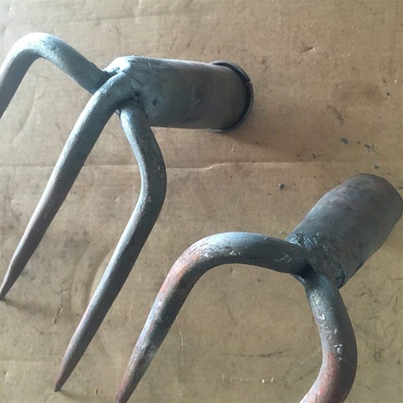 小锄头挖野菜种除草锄钉耙子二齿三齿农用撅头工具种菜锄镐,淘宝优惠券,粉丝福利购,淘宝优惠卷