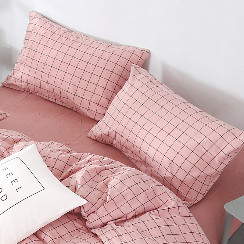 定做水洗棉枕套74*48cm记忆乳胶枕头套单件一对拍2双人长枕套枕巾 - 图0