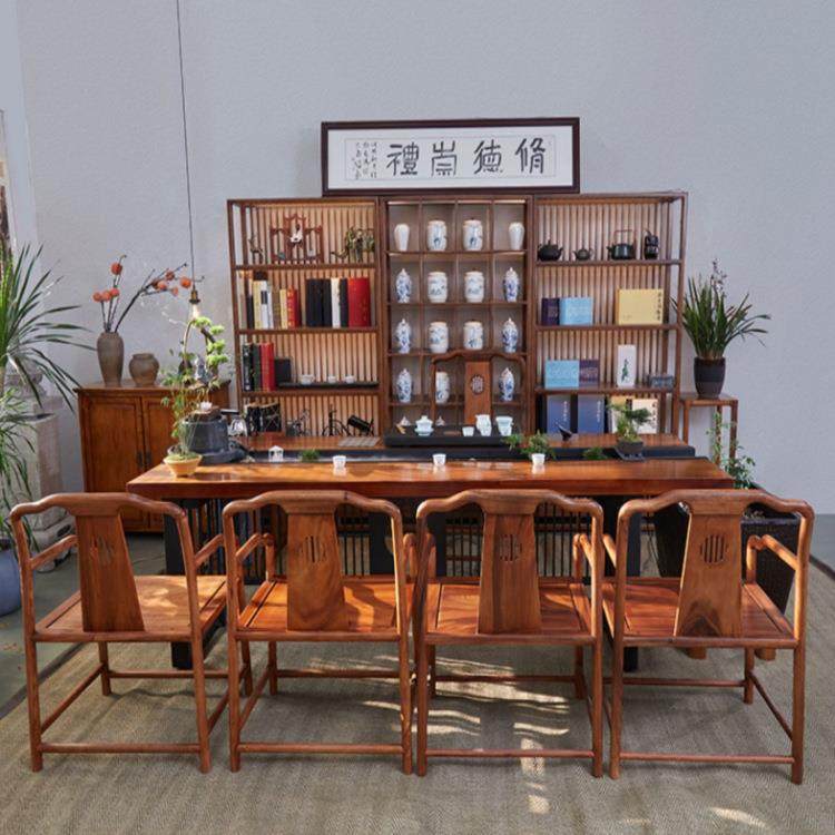 胡桃木循环流水茶桌禅意景观养鱼茶台创意功夫泡茶桌椅组合,淘宝优惠券,粉丝福利购,淘宝优惠卷