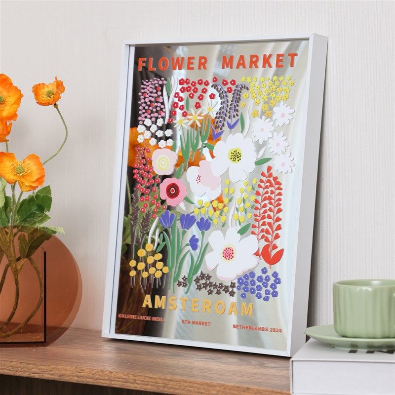 现代艺术in风朵浪漫抽象镜面画氛围感玄关挂画客厅卧室装饰画,淘宝优惠券,粉丝福利购,淘宝优惠卷